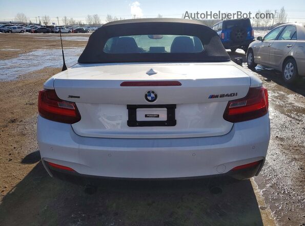 WBA2L3C33HV667597 2017 BMW M2 White Widok z tyłu