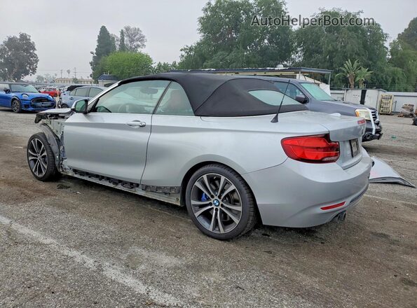 WBA2M7C52JVA97266 2018 BMW 2 SERIES Silver Задня ліва чверть