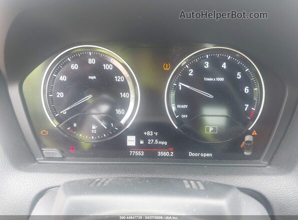 WBA2M7C53K7D14717 2019 BMW 2 SERIES Black უკანა სავარძლების ხედი