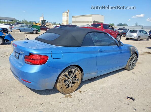 WBA2M7C59JVA97538 2018 BMW 2 SERIES Синий Задняя правая четверть