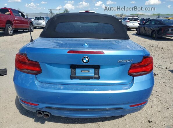WBA2M7C59JVA97538 2018 BMW 2 SERIES Синий Вид сзади