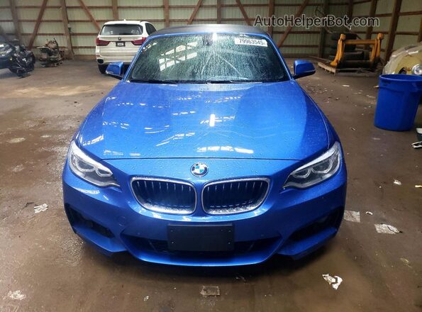 WBA2M9C58HV717458 2017 BMW 2 SERIES Blue Դիմացի տեսք