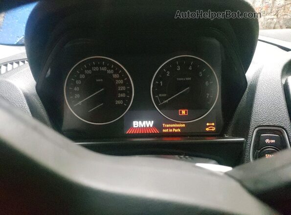 WBA2M9C58HV717458 2017 BMW 2 SERIES Blue Սարքավորումների վահանակի տեսք