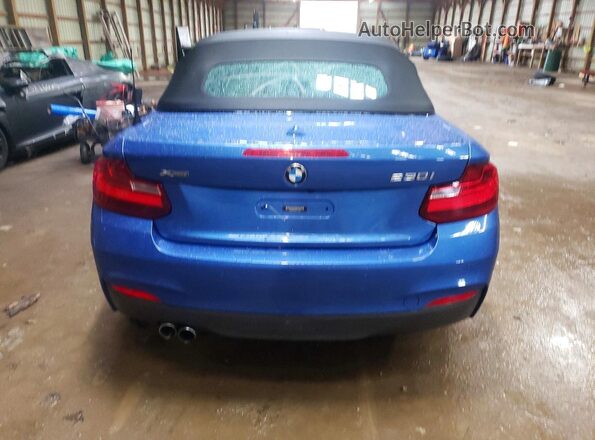 WBA2M9C58HV717458 2017 BMW 2 SERIES Blue Հետևի տեսք