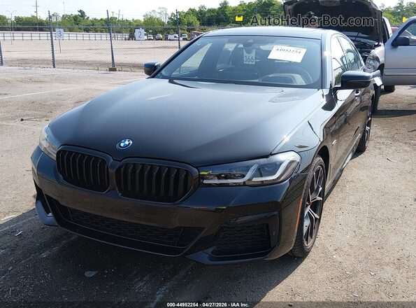 WBA33AG06PCN06857 2023 BMW 5 SERIES Black Передня ліва чверть