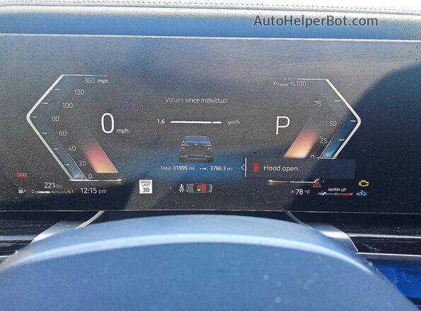 WBA33EH00TCW36312 2026 BMW 7 SERIES Black Вид щитка приладів