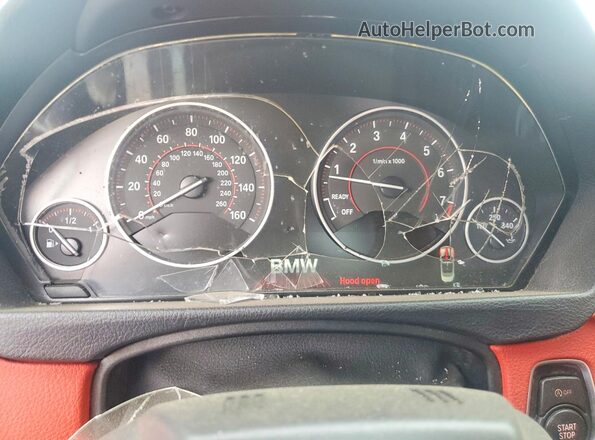 WBA3T1C50GP823513 2016 BMW 4 SERIES Gray Սարքավորումների վահանակի տեսք
