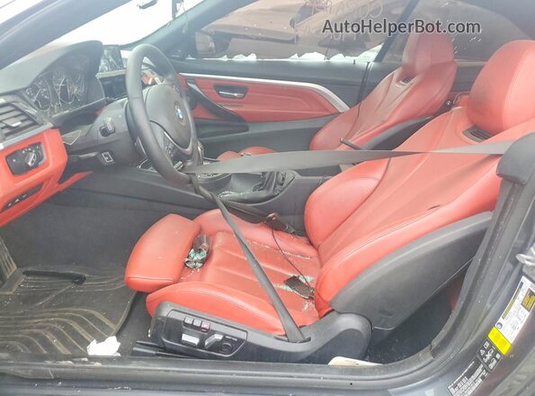 WBA3T1C50GP823513 2016 BMW 4 SERIES Gray Սալոնի դիմացի տեսք