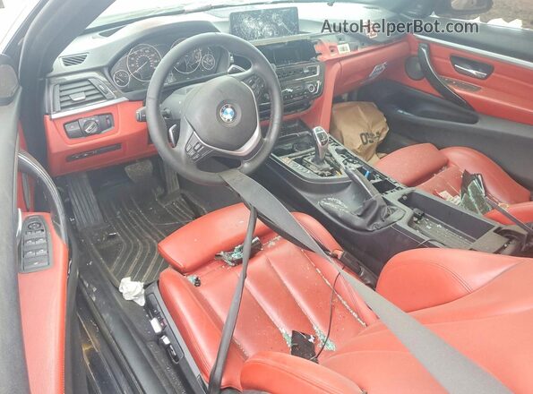 WBA3T1C50GP823513 2016 BMW 4 SERIES Gray Առջևի վահանակի տեսք