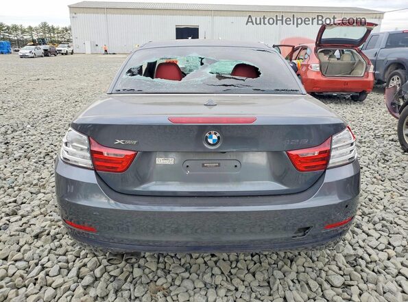 WBA3T1C50GP823513 2016 BMW 4 SERIES Gray Հետևի տեսք