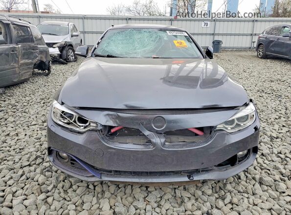 WBA3T1C50GP823513 2016 BMW 4 SERIES Gray Դիմացի տեսք