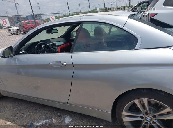 WBA3T3C52G5A41577 2016 BMW 4 SERIES Silver Вид задньої частини салону