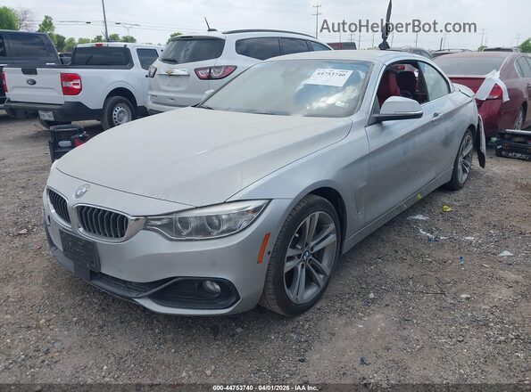 WBA3T3C52G5A41577 2016 BMW 4 SERIES Silver Передня ліва чверть
