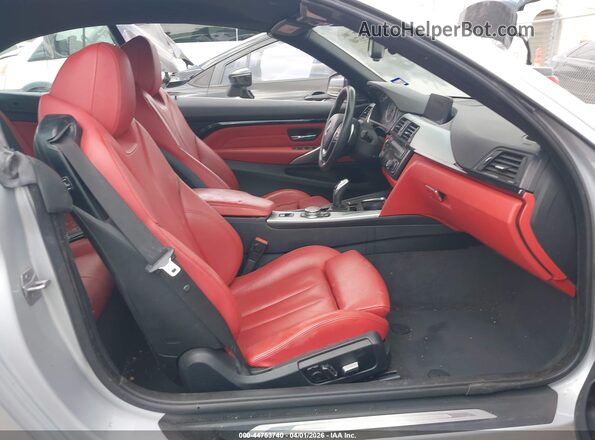 WBA3T3C52G5A41577 2016 BMW 4 SERIES Silver Вид салону спереду