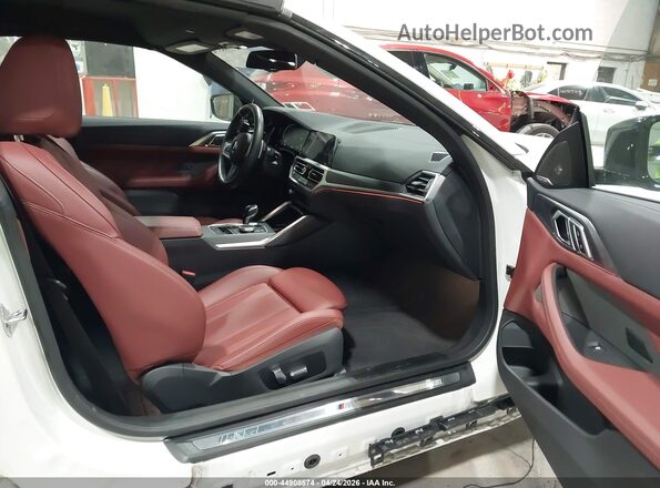 WBA43AT02PCM68456 2023 BMW 4 SERIES Белый Вид салона спереди