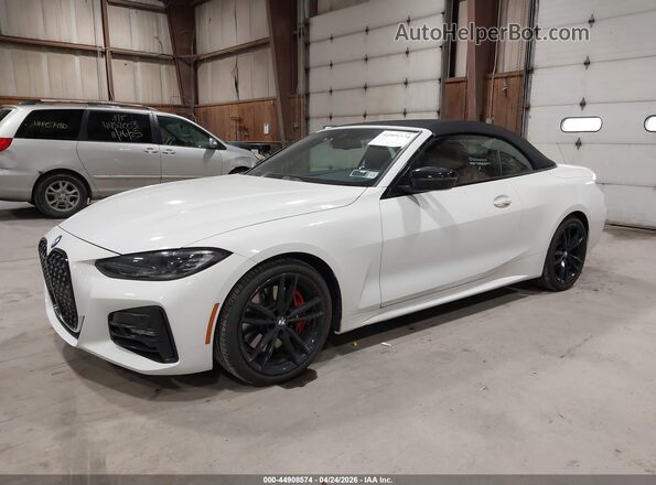 WBA43AT02PCM68456 2023 BMW 4 SERIES Белый Передняя левая четверть