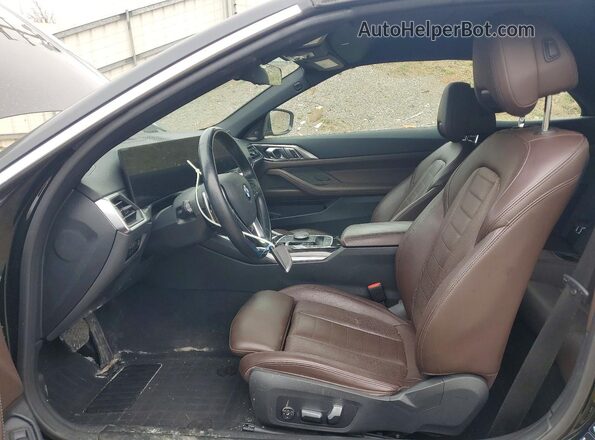 WBA43AT08RCN69844 2024 BMW 4 SERIES Black Front interior view