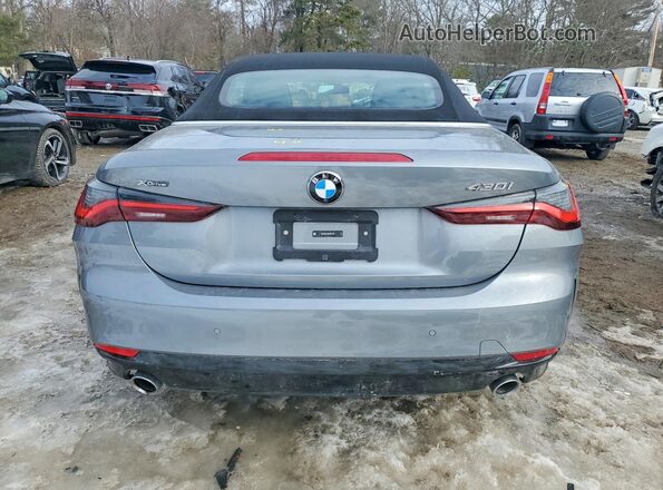 WBA43AT0XRCS01732 2024 BMW 4 SERIES Gray Вид ззаду