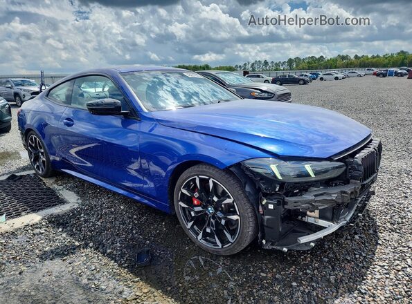 WBA43DA03SCU25399 2025 BMW 4 SERIES Blue წინა მარჯვენა