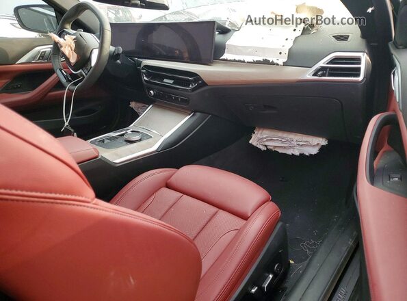 WBA43DA07SCS63261 2025 BMW 4 SERIES Black უკანა სალონის ხედი