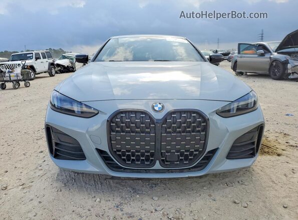 WBA43DA07SCS90461 2025 BMW 4 SERIES Gray Вид спереду