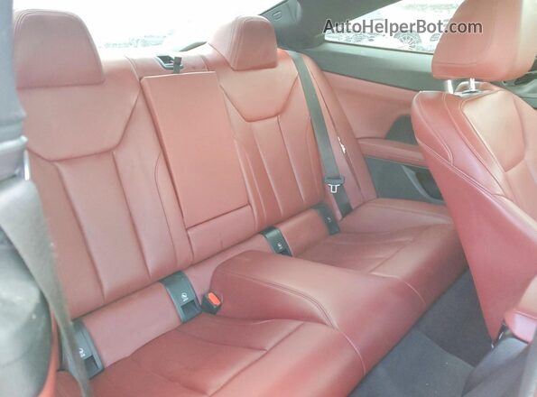 WBA43DA07SCS90461 2025 BMW 4 SERIES Gray Вид задніх сидінь
