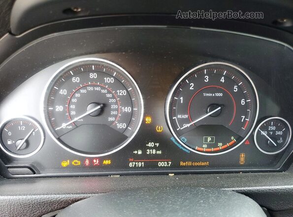 WBA4J3C54KBL07845 2019 BMW 4 SERIES Black ხელსაწყოთა პანელის ხედი