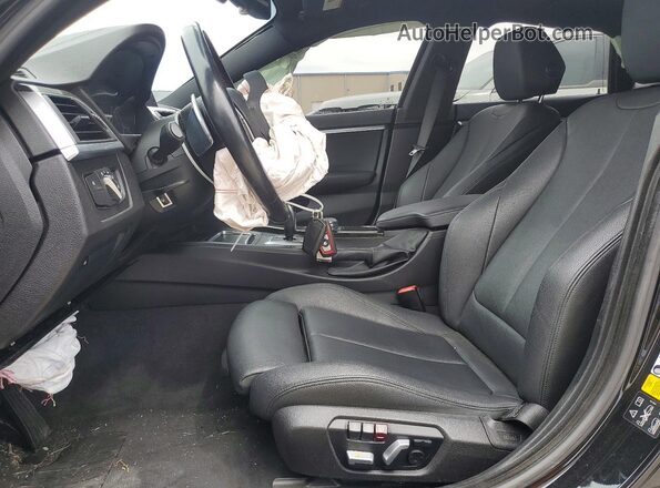 WBA4J3C54KBL07845 2019 BMW 4 SERIES Black წინა სალონის ხედი