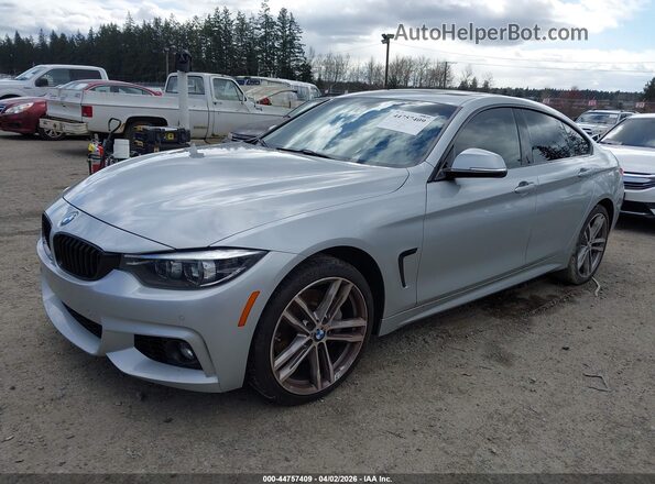 WBA4J3C56JBL04265 2018 BMW 4 SERIES Серебряный Передняя левая четверть