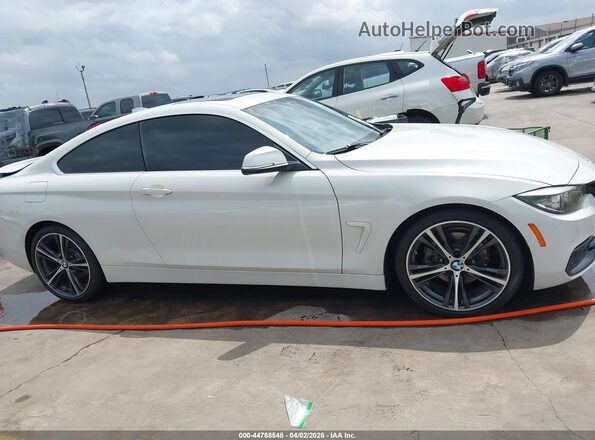 WBA4W3C50KAF91646 2019 BMW 4 SERIES White Widok wnętrza z tyłu