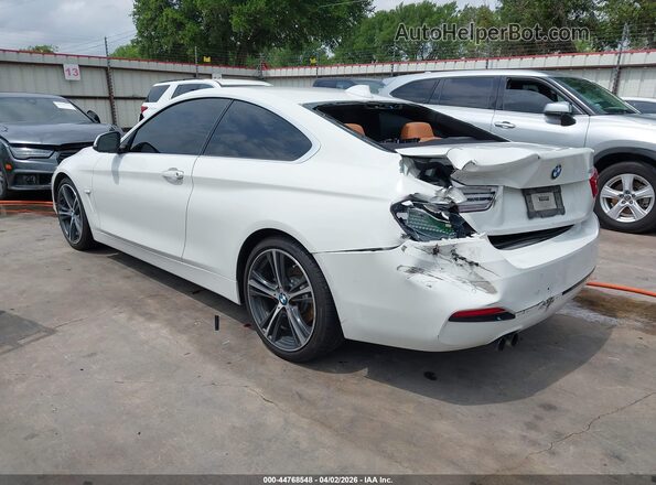 WBA4W3C50KAF91646 2019 BMW 4 SERIES White Tył lewy
