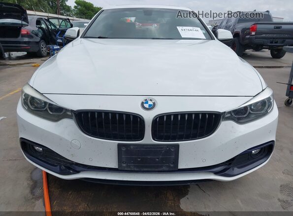 WBA4W3C50KAF91646 2019 BMW 4 SERIES White Widok zestawu wskaźników
