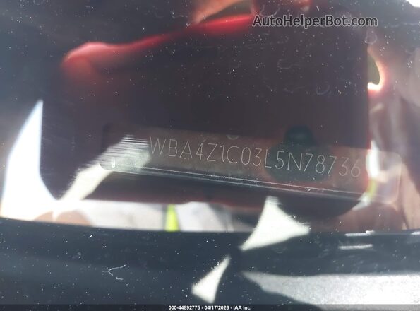 WBA4Z1C03L5N78736 2020 BMW 4 SERIES Gray Widok komory silnika