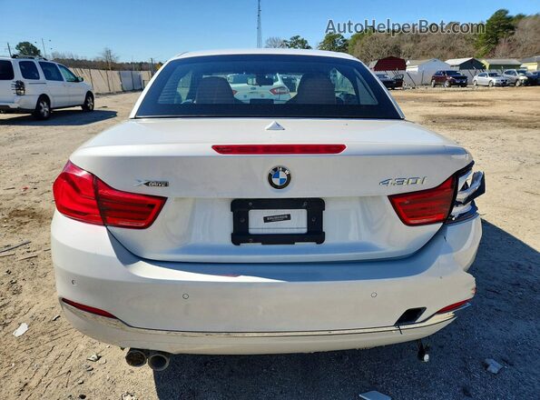 WBA4Z3C55JEC56476 2018 BMW 4 SERIES White Հետևի տեսք