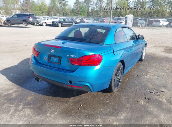 WBA4Z3C56JEC57829 2018 BMW 4 SERIES Blue Trasero derecho