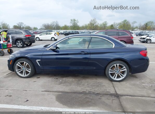 WBA4Z3C5XJEC55985 2018 BMW 4 SERIES Blue Vista interior de 360 grados