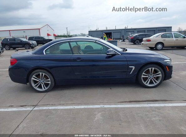 WBA4Z3C5XJEC55985 2018 BMW 4 SERIES Blue Vista interior trasera