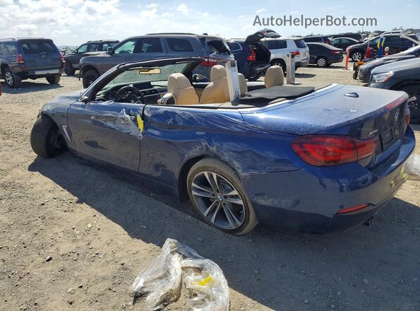 WBA4Z7C06L5R96890 2020 BMW 4 SERIES Blue Rear left