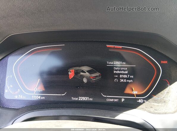 WBA53AP04PCL90695 2023 BMW 4 SERIES Black Հետևի նստատեղերի տեսք