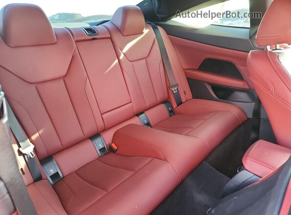 WBA53AP05PCL16623 2023 BMW 4 SERIES Gray უკანა სავარძლების ხედი