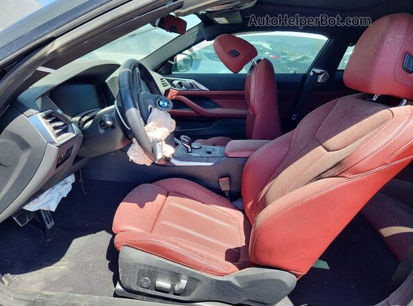 WBA53AP05PCL16623 2023 BMW 4 SERIES Gray წინა სალონის ხედი