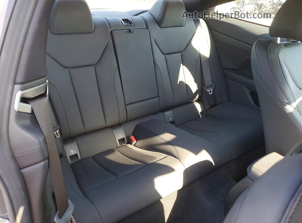 WBA53AP06MCF78360 2021 BMW 4 SERIES Gray უკანა სავარძლების ხედი