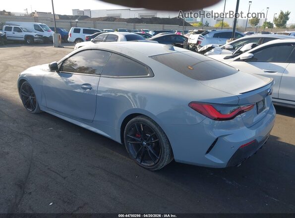 WBA53AP07PCL86849 2023 BMW 4 SERIES Gray Trasero izquierdo