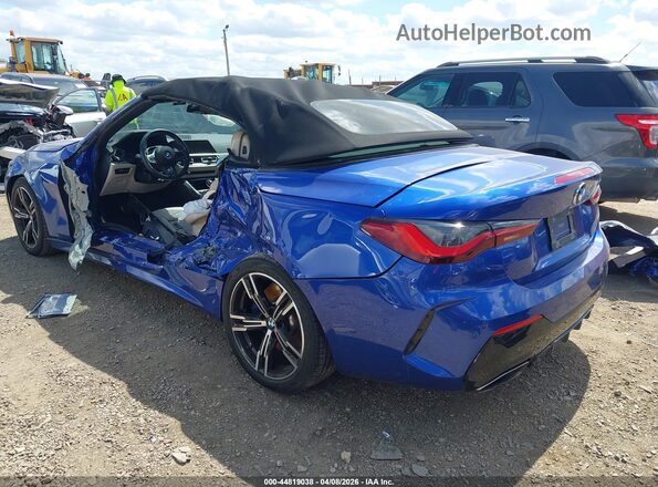 WBA53AT07MCG26440 2021 BMW M4 Dark Blue Rear left