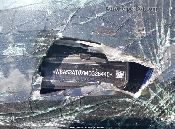 WBA53AT07MCG26440 2021 BMW M4 Dark Blue Engine compartment view