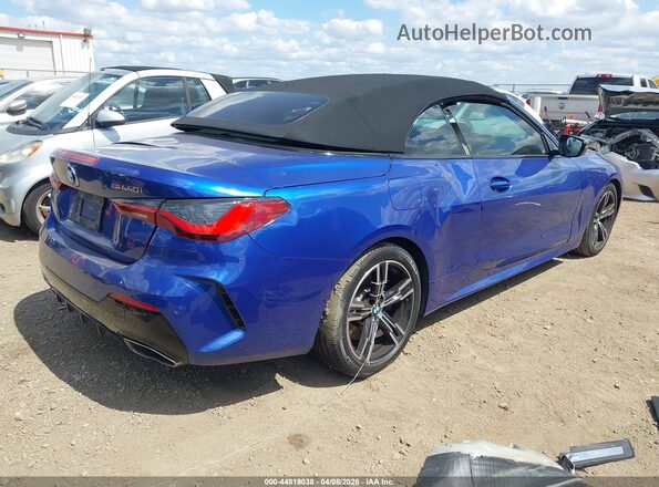 WBA53AT07MCG26440 2021 BMW M4 Dark Blue Rear right