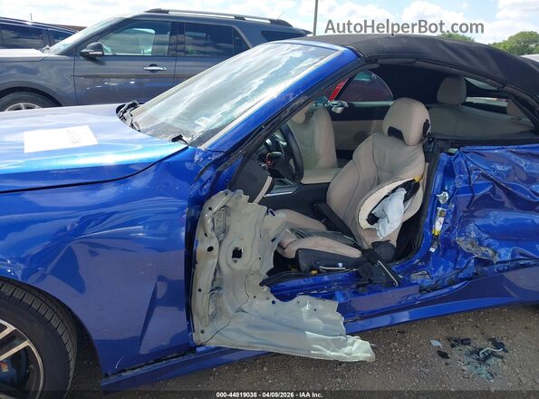 WBA53AT07MCG26440 2021 BMW M4 Dark Blue Front view