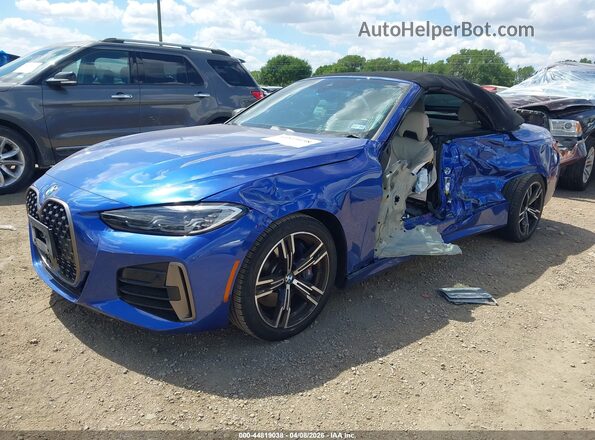 WBA53AT07MCG26440 2021 BMW M4 Dark Blue Front left