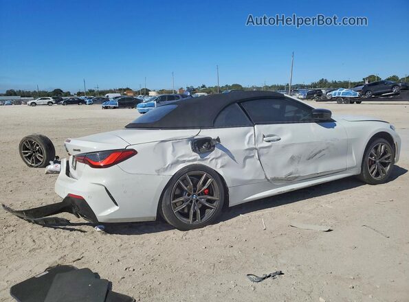 WBA53AT07PCL15110 2023 BMW M4 Белый Задняя правая четверть