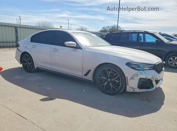 WBA53BH07MCF50698 2021 BMW 5 SERIES White Front right